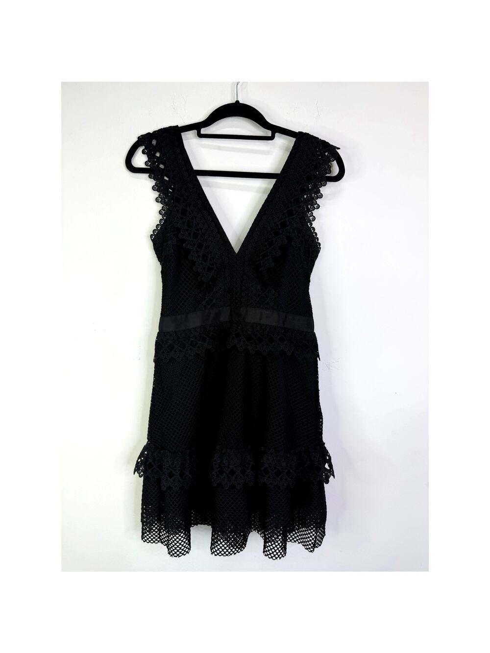 Shilla The Label The Elite lace mini dress Black Size Small